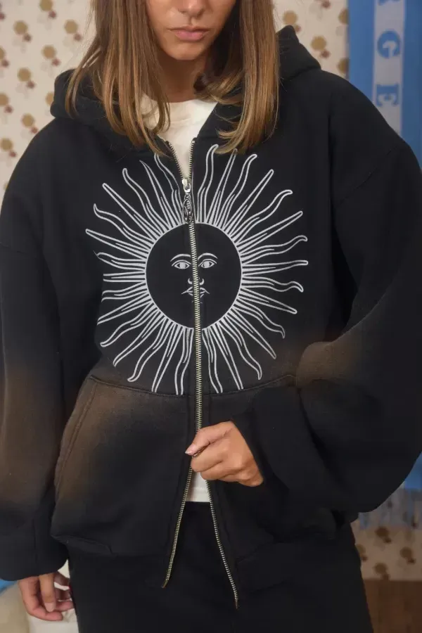 Campera Negra Washed Argentina, foto 6