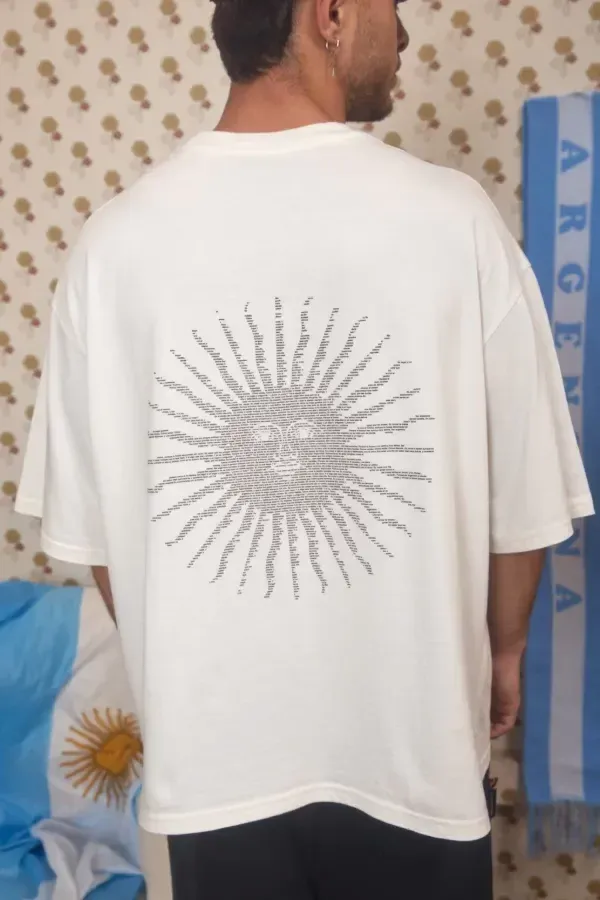 Remera Blanca Sol De Mayo, foto 7