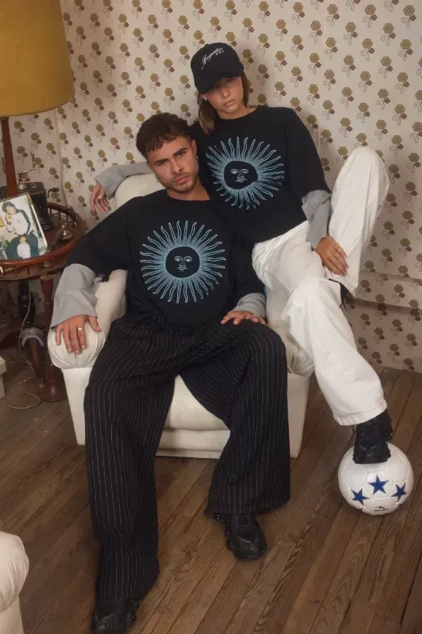 Remera Doble Manga Negra Argentina, foto 7