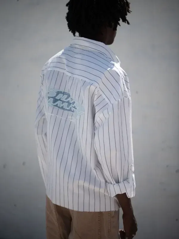 White Stripes Longsleeve Shirt