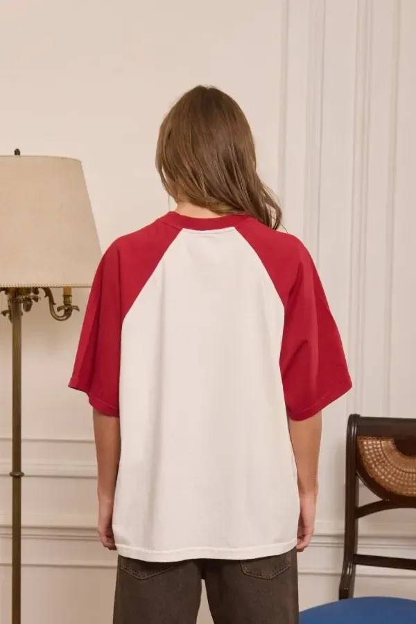 Remera Raglan Roja M.box, foto 10