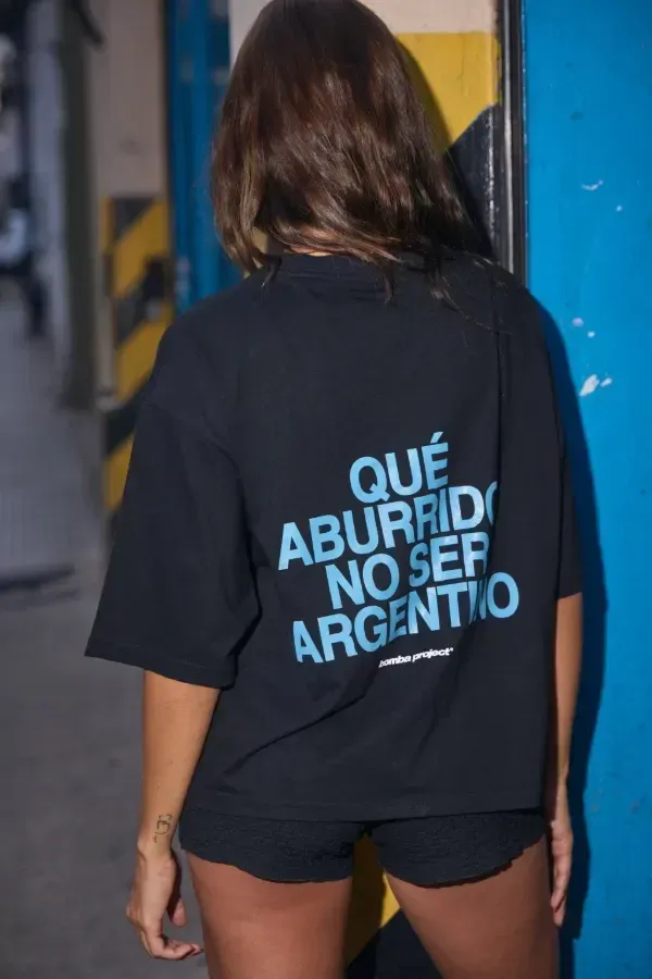Remera Negra Ser Argentino, foto 16