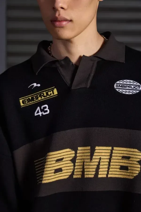 Sweater Polo Negro Pilot, foto 6