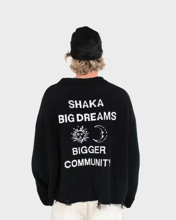 Broken "cmmnty" Knit