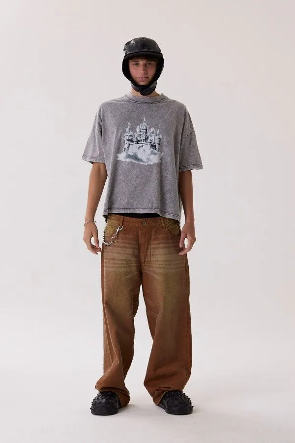 Remera Snow Boxy Castle
