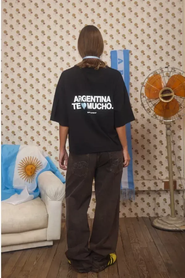 Remera Negra Argentina Te Amo, foto 12