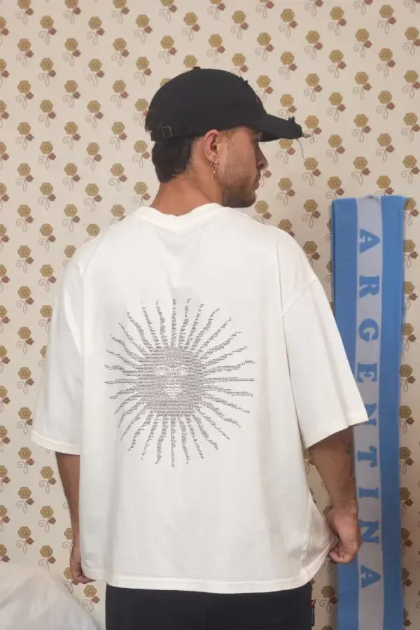 Remera Blanca Sol De Mayo