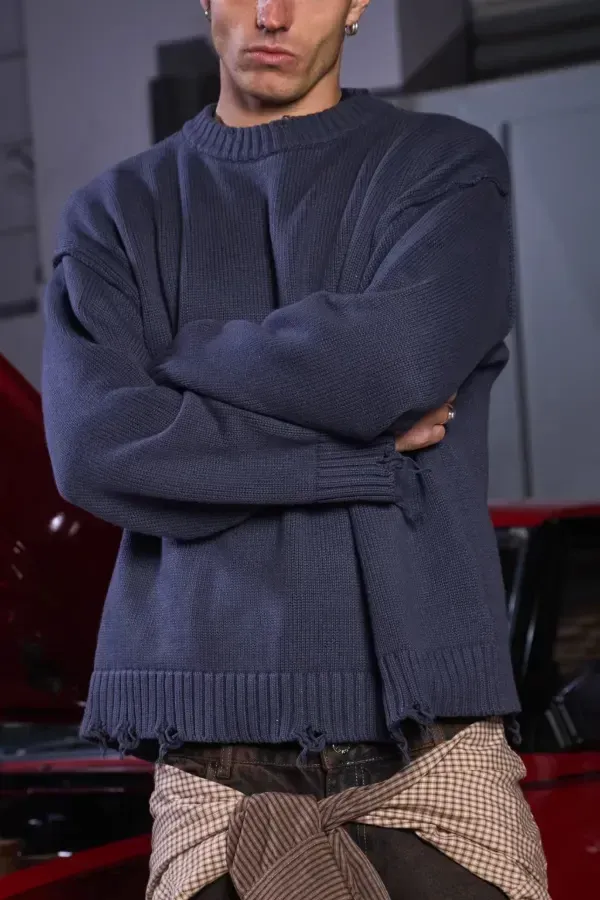 Sweater Gris Marino