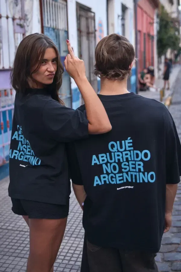 Remera Negra Ser Argentino, foto 9