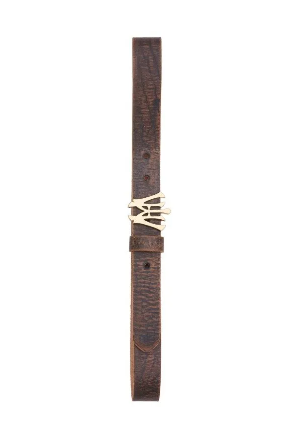 Cinturon Insigne Gold Brown
